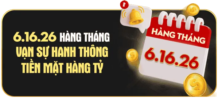 Thưởng nạp tiền VIP